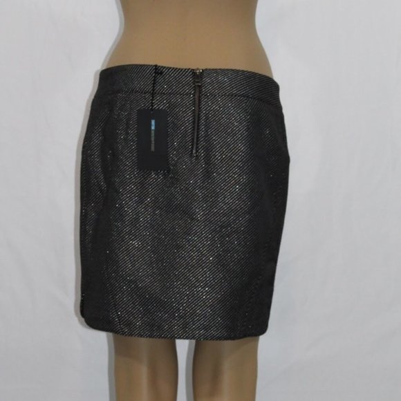 Zadig & Voltaire Metallic Stripe Mini Skirt NWT - Picture 6 of 6